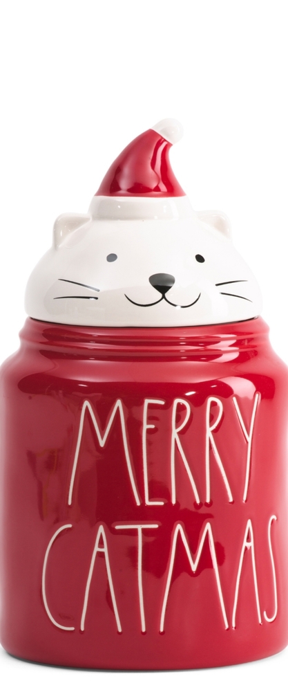 Rae Dunn Merry Catmas Canister